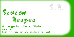 vivien meszes business card
